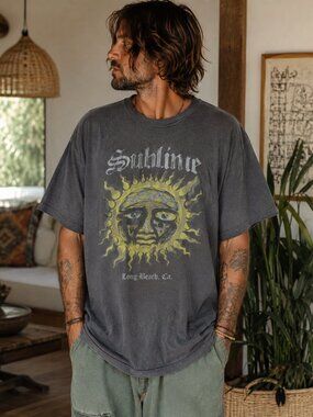 Sublime Six Fifty One Sun Logo Long Beach CA Graphic T-Shirt – Vintage Style